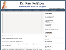 Tablet Screenshot of maxillofacialsurgeon.co.za